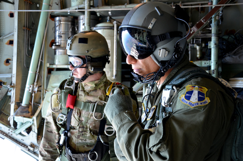 Aaron Finley, left, during a training exercise with Canadian SARTECH. The exercise was heldon Price Edward Island, Canada, at the beginning of this school year.