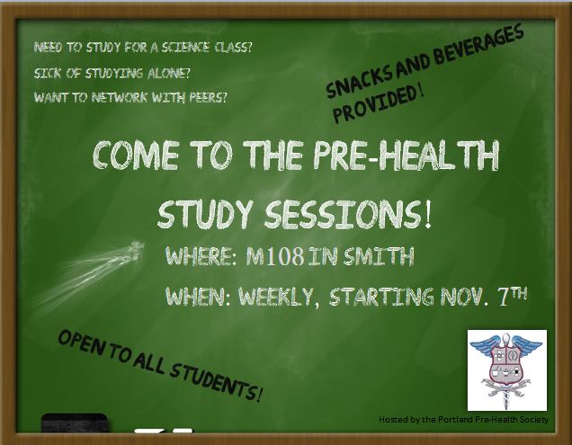 Portland Pre-Health Study Sessions