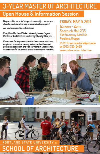 Open House: Three-Year Master of Architecture Degree