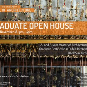 PSU School of Architecture Graduate Open House