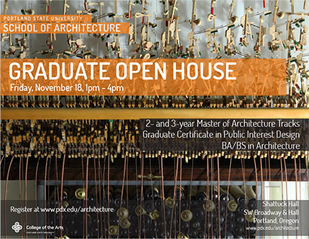PSU School of Architecture Graduate Open House
